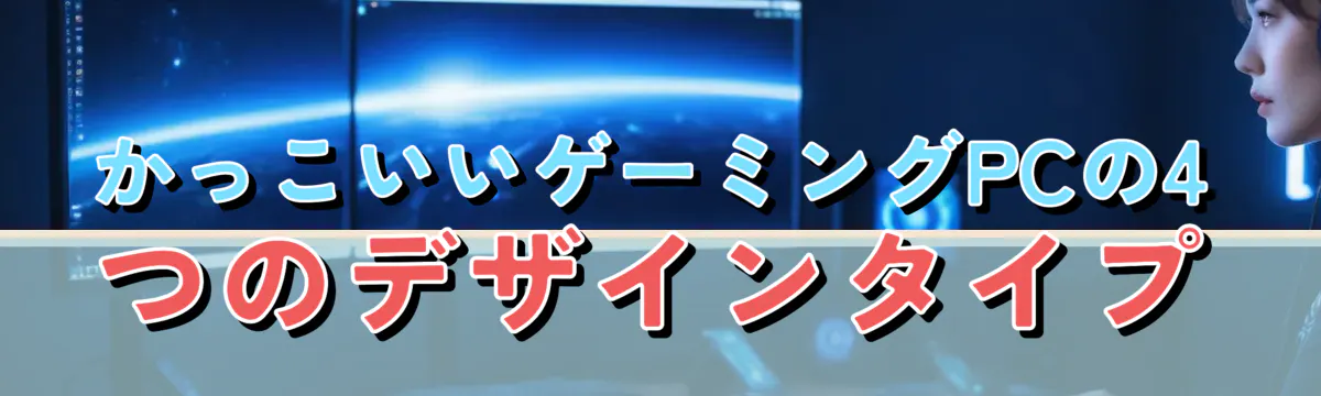 かっこいいゲーミングPCの4つのデザインタイプ