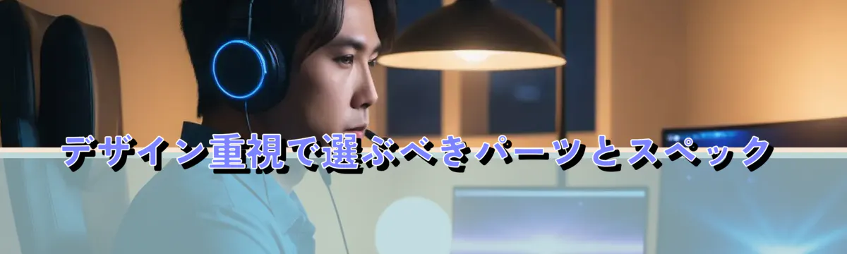 デザイン重視で選ぶべきパーツとスペック