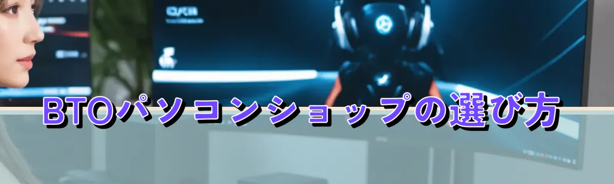 BTOパソコンショップの選び方