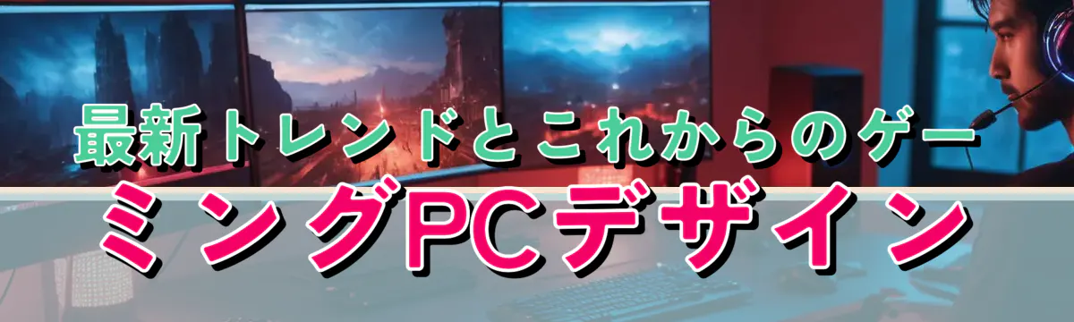 最新トレンドとこれからのゲーミングPCデザイン