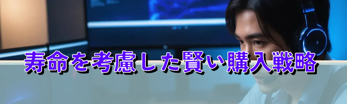 寿命を考慮した賢い購入戦略