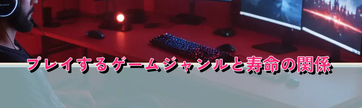 プレイするゲームジャンルと寿命の関係